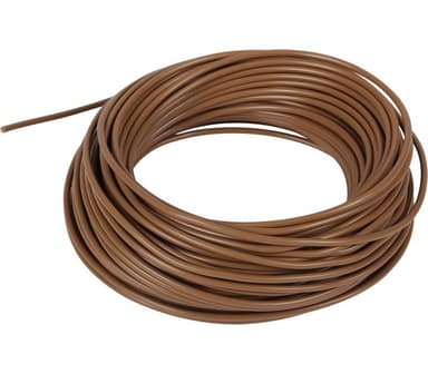 PN 4mm² Brun Bunt 25m