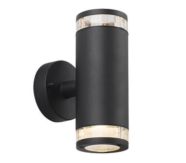 Soto vegglampe dobbel GU10 sort