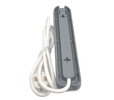 Skjøteledning 3-veis jord bryter USB 1,4m