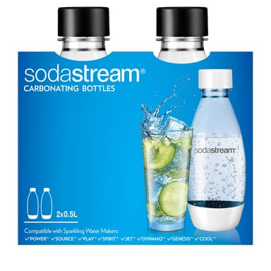SodaStream Fuse PET flasker 2x0.5 liter