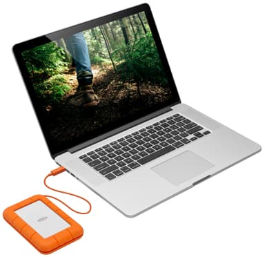 LaCie Rugged Thunderbolt USB-C 4 TB bærbar harddisk
