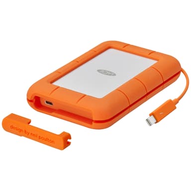 LaCie Rugged Thunderbolt USB-C 4 TB bærbar harddisk
