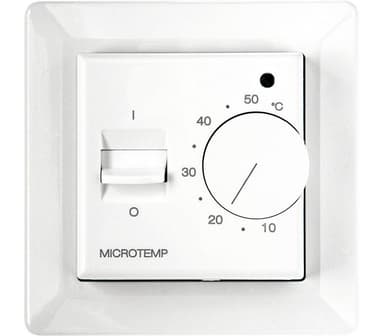 Termostat MTC 1991H Gulvføler HVIT Micromatic