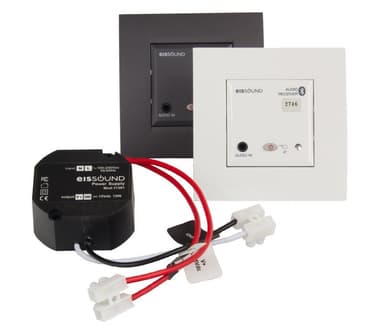 EIS In-Wall BT Audio Rec. Hvit + Strømforsyning