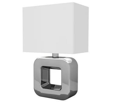 Tempio 1 Bordlampe Krom Keramikk 1x40W E14