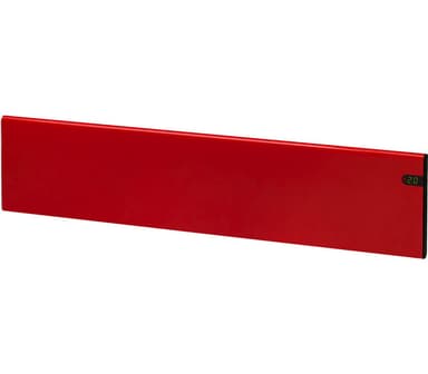 Varmeovn H30 1000W List Rød 128x20cm GLAMOX