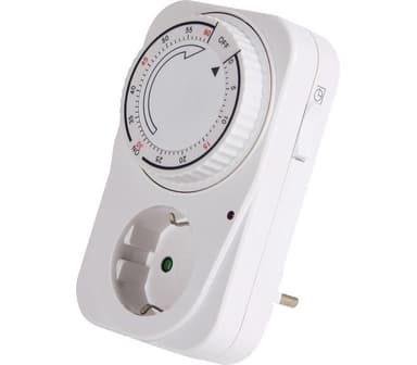 Timer Tidsur 1-60 min. Mekanisk 3500W