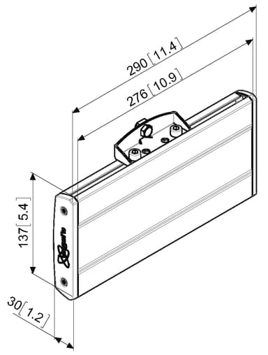Vogels Pro PFB 3402 interface bar (sort)