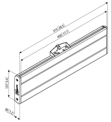 Vogels Pro PFB 3405 interface bar (sort)