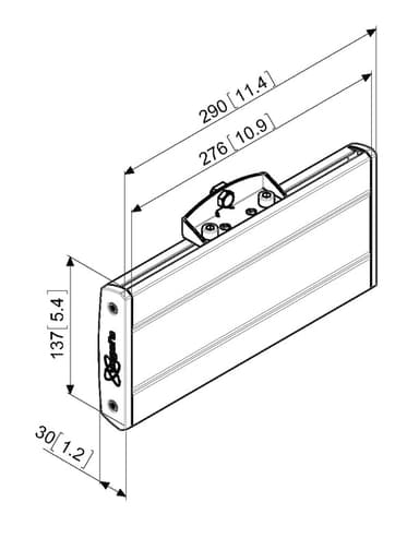Vogels Pro PFB 3402 interface bar (sølv)