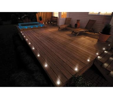 Terrassebelysning LED 6 x 0,4W IP67