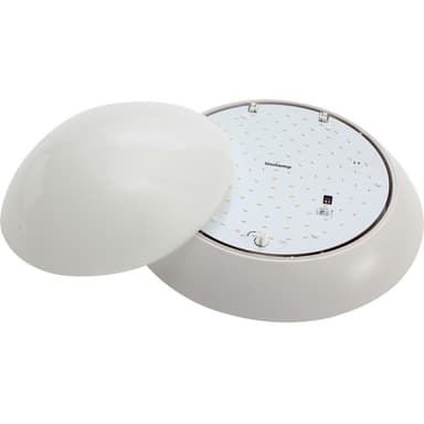 Takarmatur ECOLED 12W Sensor IP21 Hvit Kl.2