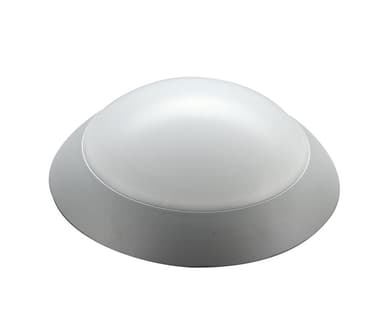 Takarmatur ECOLED Alu 12W sølv IP21 Kl.II