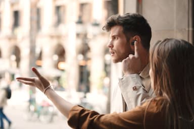 Sony helt trådløse in-ear hodetelefoner WF-1000XM3 (sort)