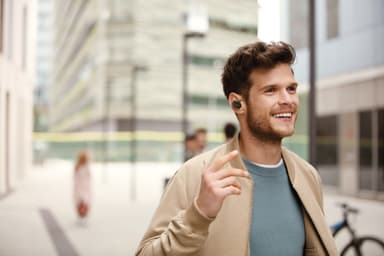 Sony helt trådløse in-ear hodetelefoner WF-1000XM3 (sort)