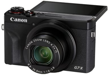 Canon PowerShot G7 X Mark III kompaktkamera (sort)