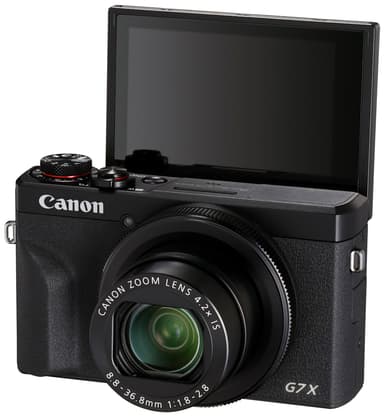 Canon PowerShot G7 X Mark III kompaktkamera (sort)