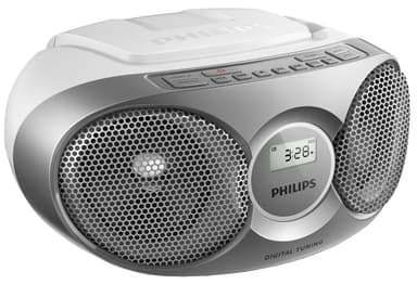 Philips CD-spiller /FM-radio AZ215S/12 (sølv)