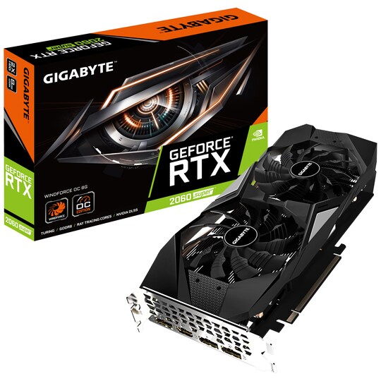Gigabyte GeForce RTX 2060 Super WindForce 2 OC grafikkort 8G
