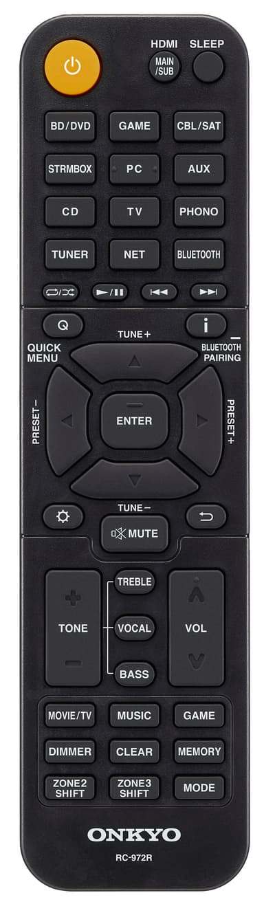 Onkyo 7.2 receiver TX-NR696 (sort)