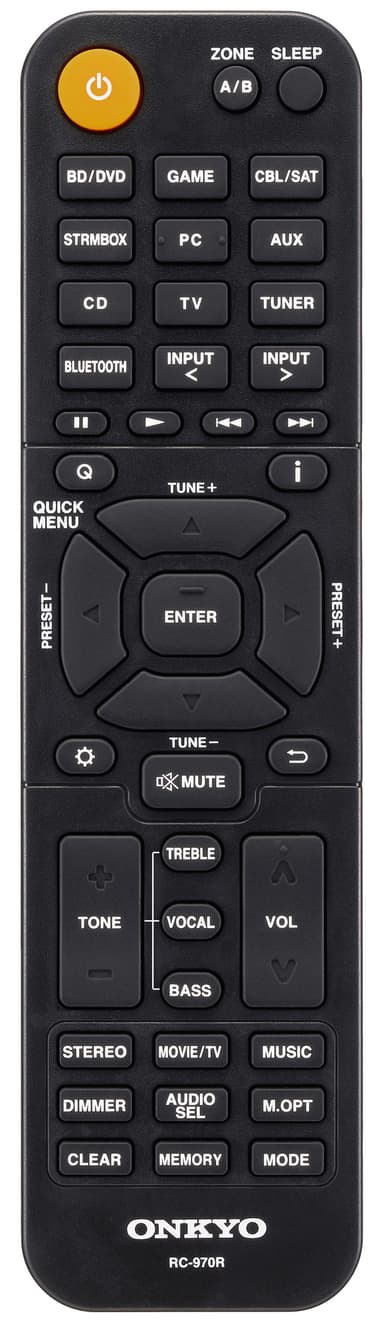 Onkyo 5.2 receiver TX-SR393 (sort)