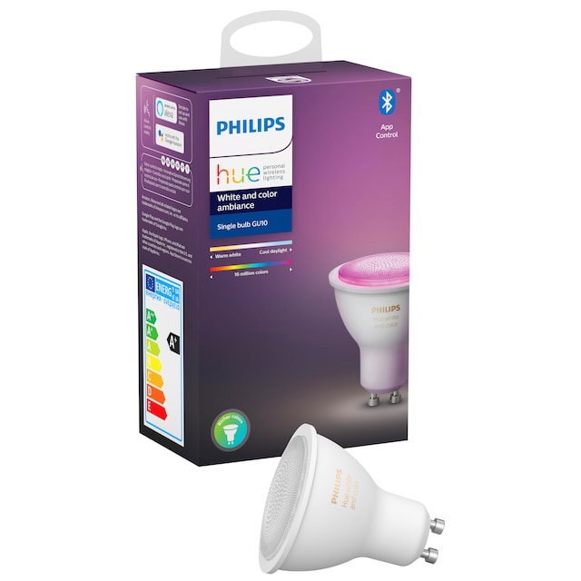 Philips Hue White and Color Ambiance LED-lyspære 6W GU10