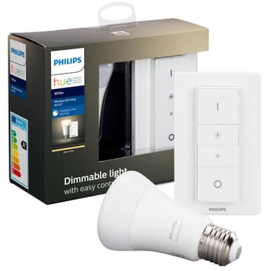 Philips Hue White trådløst dimmesett (9W E27) - Elkjøp