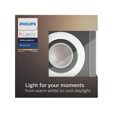 Philips Hue White ambiance Milliskin spot utvid. (alu.)