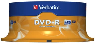 Verbatim DVD-R 16x, 25-pack
