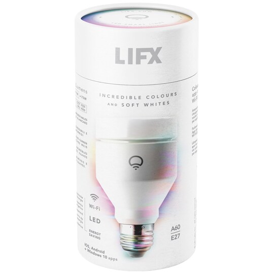 LIFX Wifi Smart RGB LED-lyspære (E27)