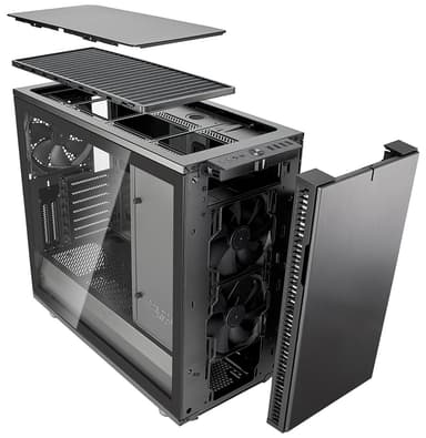 Fractal Design Define R6 PC-kabinett (pistolgrå, vindu)