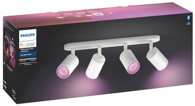 Philips Hue Fugato spotlys 4x5,7W 230V (hvit)