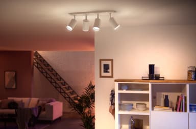 Philips Hue Fugato spotlys 4x5,7W 230V (hvit)