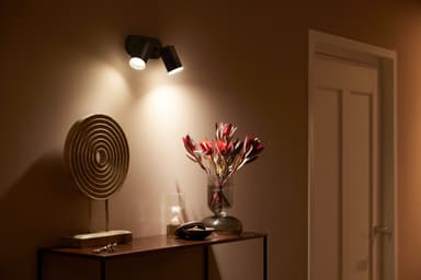 Philips Hue Fugato spotlys 2x5,7W 230V (sort)