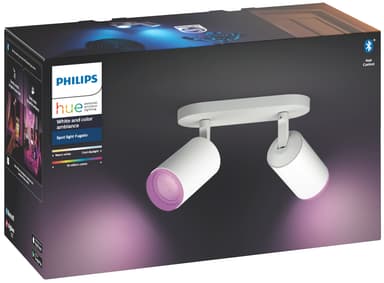 Philips Hue Fugato spotlys 2x5,7W 230V (hvit)
