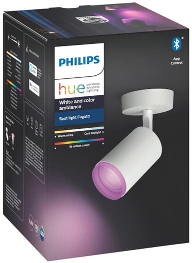 Philips Hue Fugato spotlys 1x5,7W 230V (hvit)