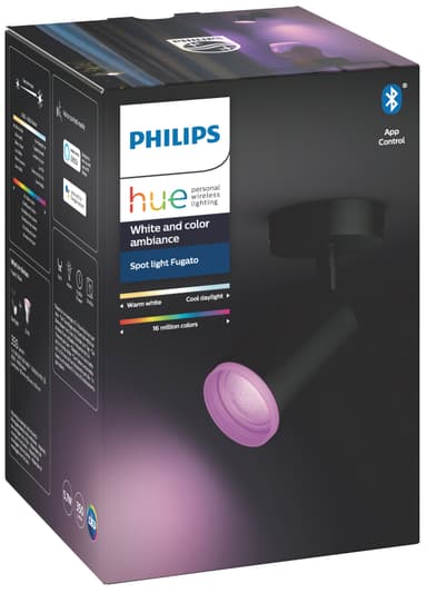 Philips Hue Fugato spotlys 1x5,7W 230V (sort)