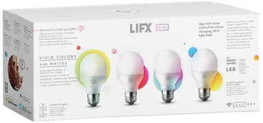 LIFX Mini Smart RGB LED-lyspærer 4-pakning (E27)