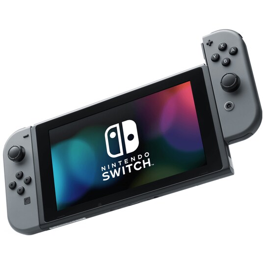 Nintendo Switch spillkonsoll 2019 med grå Joy-Con-kontrollere