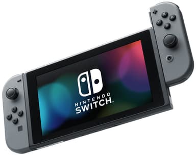 Nintendo Switch spillkonsoll 2019 med grå Joy-Con-kontrollere