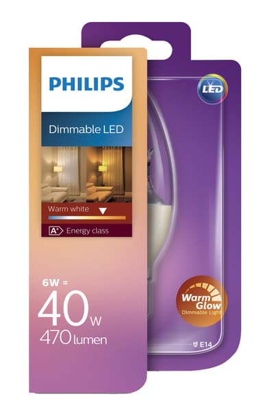 Philips LED WarmGlow lyspære 8718696453483