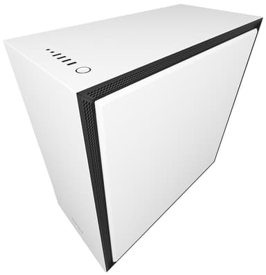 NZXT H700 ATX PC-kabinett (matt hvit)