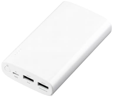 Sandstrøm Standard 10050 mAh powerbank (hvit)