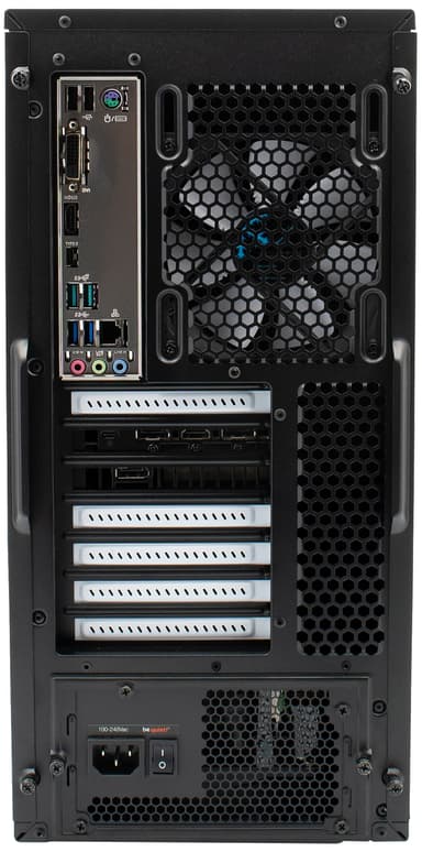 Edge E-Sport stasjonær gaming-PC 2070/AMD (sort)