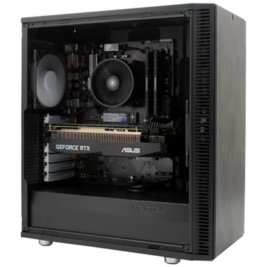 Edge E-Sport stasjonær gaming-PC 2070/AMD (sort)