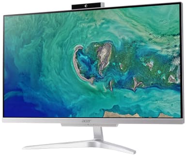 Acer Aspire C24 23.8" AIO stasjonær PC (sølv)