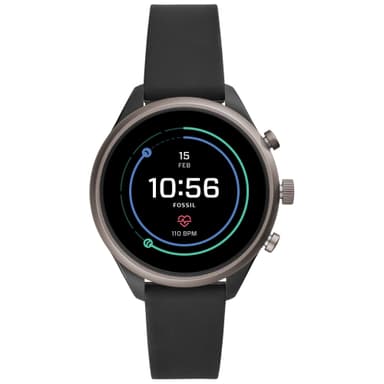 Fossil Sport smartklokke (sort silikon)