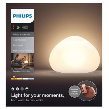 Philips Hue White ambiance Wellner bordlampe (E27)