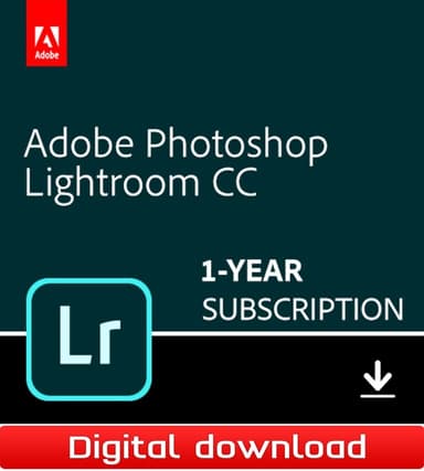 Adobe Lightroom CC - 1-års abonnement - PC Windows, macOS