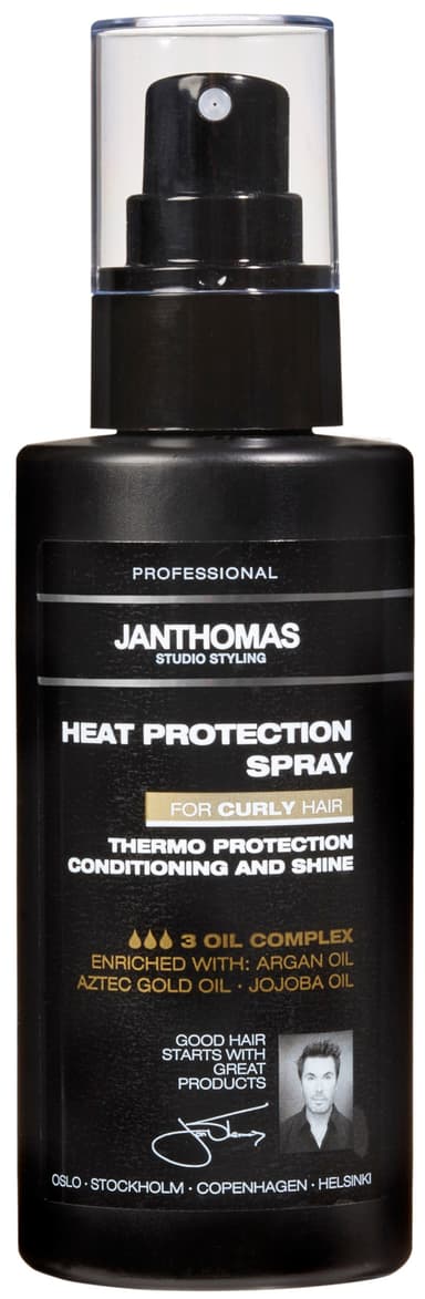 Jan Thomas varmebeskyttende spray for krøller